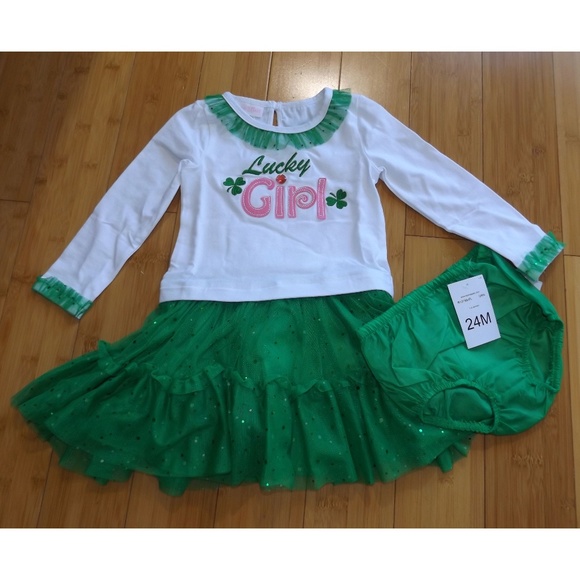 Bonnie Baby Other - Donated Lucky Girl St. Patrick's Outfit
